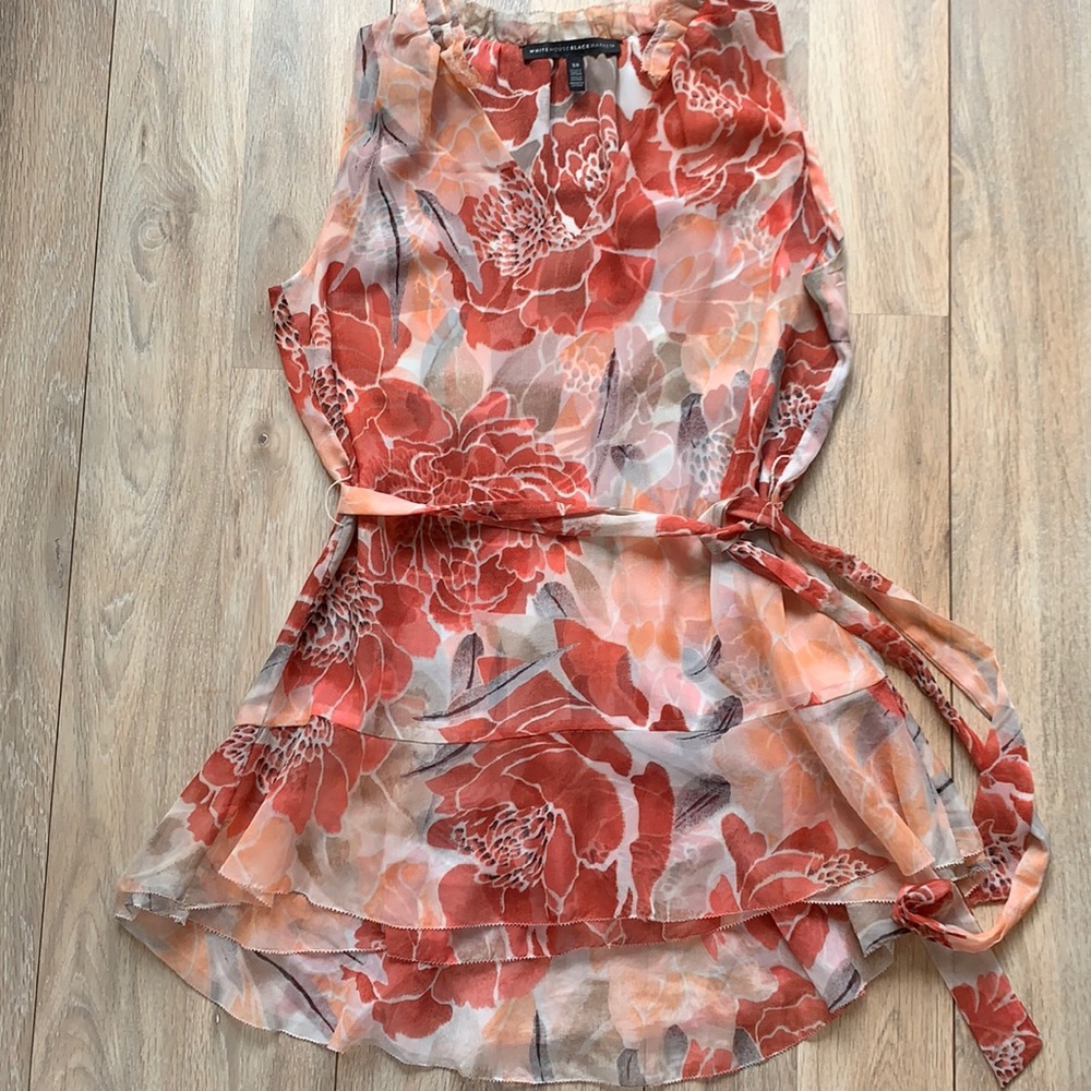 Excellent condition WHBM XS peach tunictop